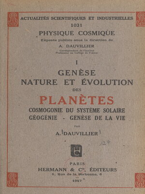 cover image of Genèse, nature et évolution des planètes